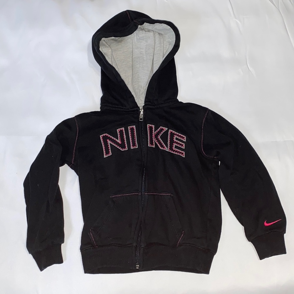 Nike Black Hoodie - size 4